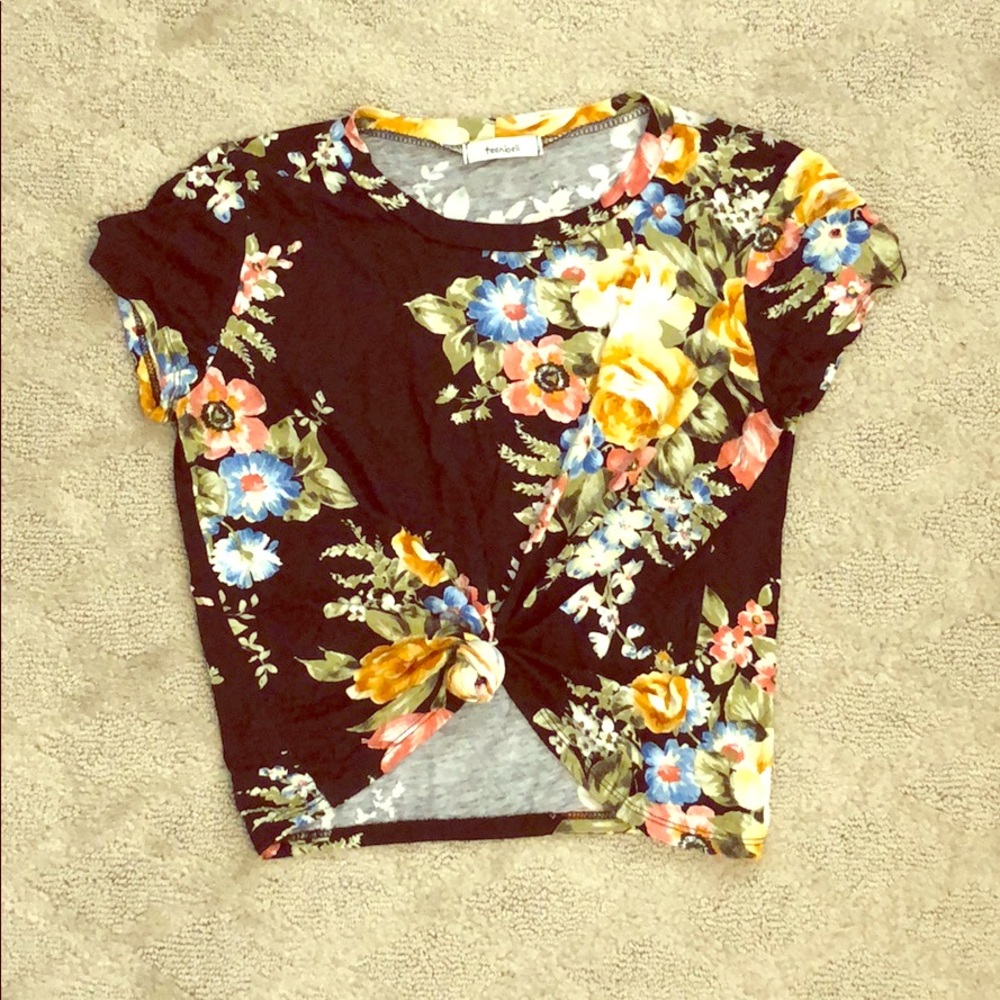 Floral Crop Top